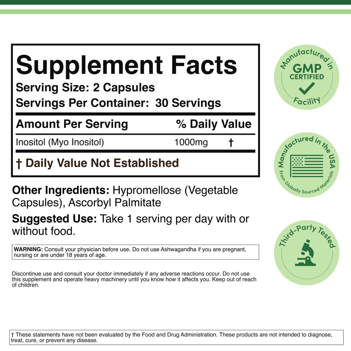 Inositol Supplement