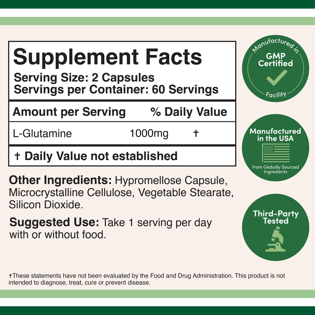 L-Glutamine Supplement