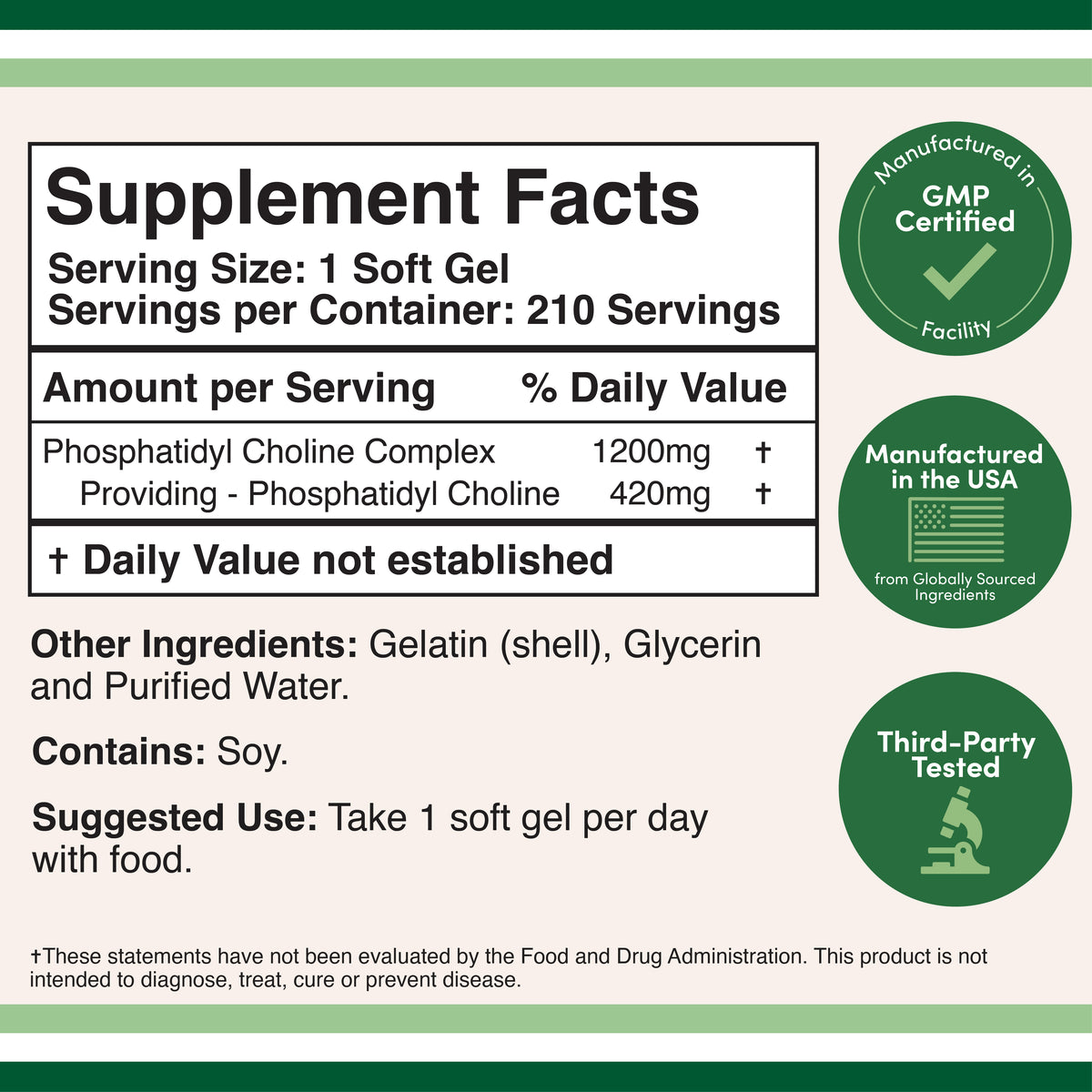 Phosphatidylcholine Complex Supplement