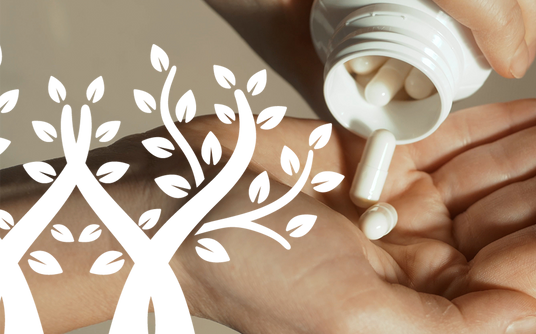 Double Wood Supplements Capsules in hand