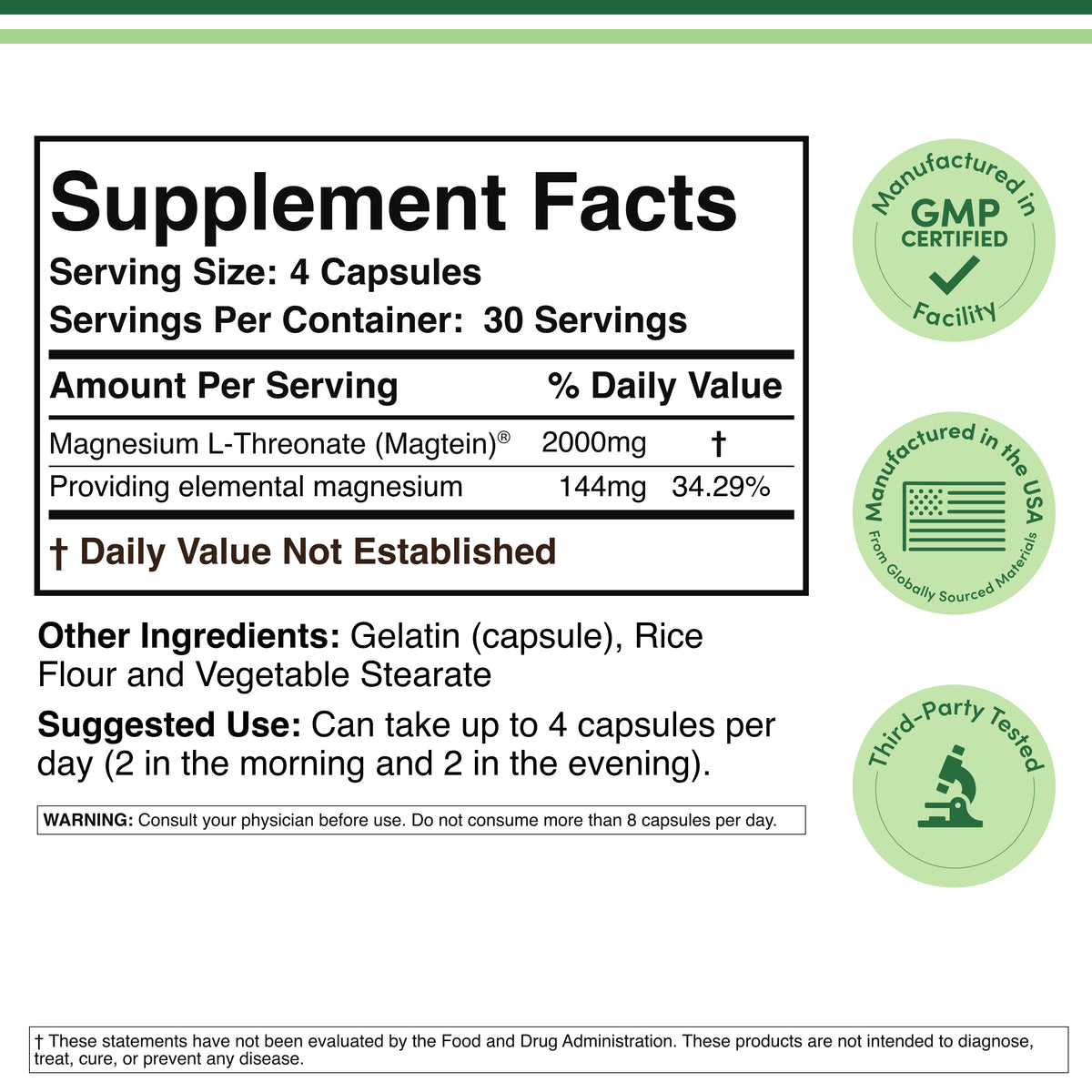 Magnesium L-Threonate & Apigenin Bundle