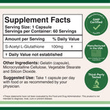 S-Acetyl L-Glutathione Supplement